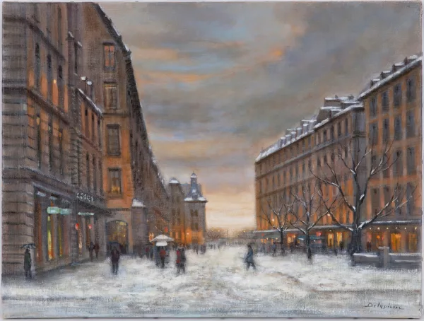 Roger Delapierre — "Place du Molard, Genève"