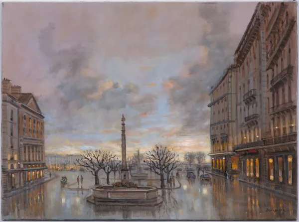 Roger Delapierre — Genève, "Place de Longemalle"