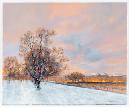 Hiver au Jardin anglais