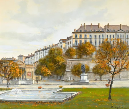 Place Neuve en automne