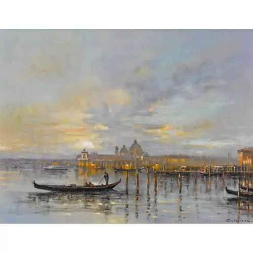 Abendliche Ansicht von Venedig