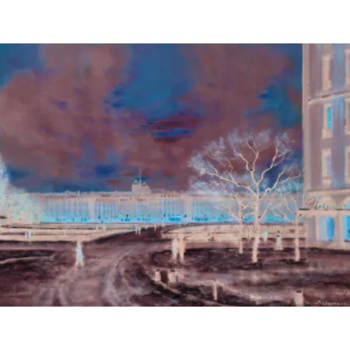 Roger Delapierre — "Place Kléberg à Genève".