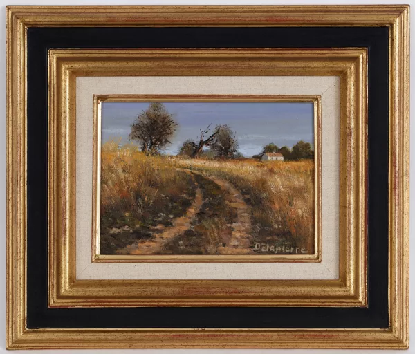 Roger Delapierre — Paysage de campagne,
