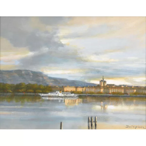 Roger Delapierre — "La Rade de Genève".