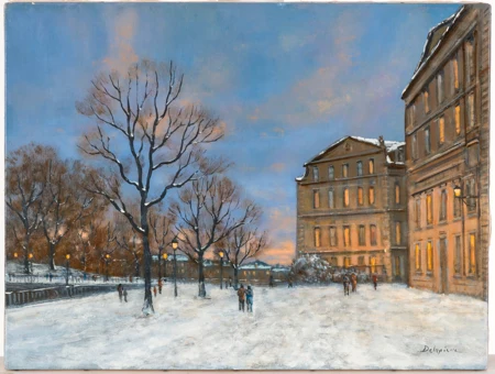 Soir à la promenade Saint-Antoine