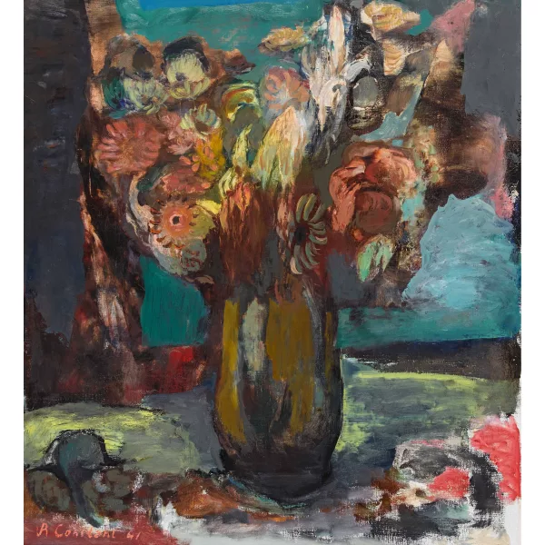 Roger Jeanneret — Nature morte aux fleurs.