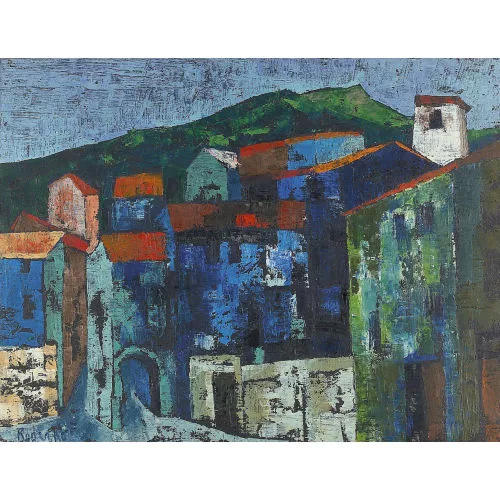 Roger Kathy — "Village tessinois".