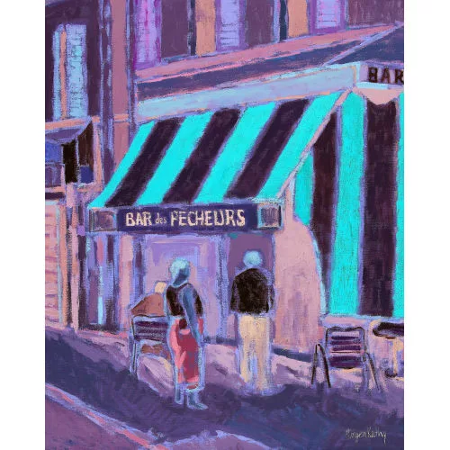 Roger Kathy — "Bar des pêcheurs".