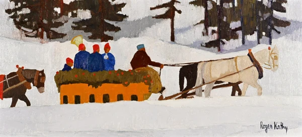 Roger Kathy — Winterliche Schlittenfahrt