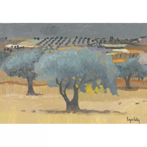 Roger Kathy — Olivenbäume in der Provence.