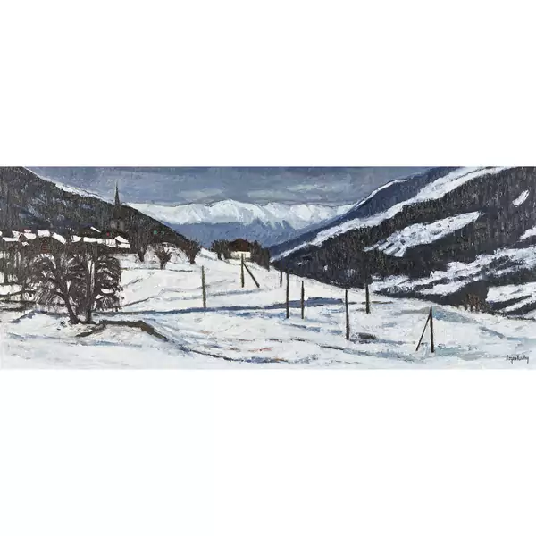 Berglandschaft im Winter