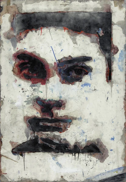 Roger Pfund — Portrait d'homme, 1978