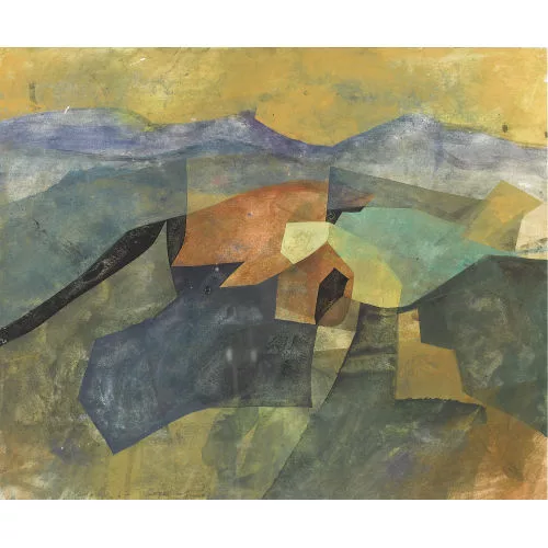 Roger Pfund — Abstrahierte Provence-Landschaft.