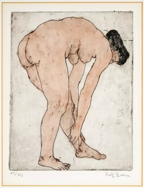 Weiblicher Rückenakt