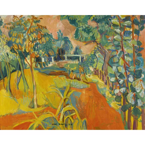 Rolf Dürig — "Le jardin rouge".
