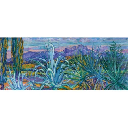 Südliche Landschaft mit Agaven