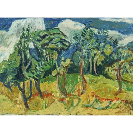 Expressive Landschaftspartie bei Créteil