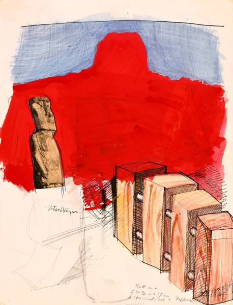 Rolf Iseli — 3 Farbkörper, 1969