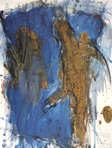 Rolf Iseli — 2 Blätter: Ohne Titel, 1983; Eintreten in den grossen Stein, 1989