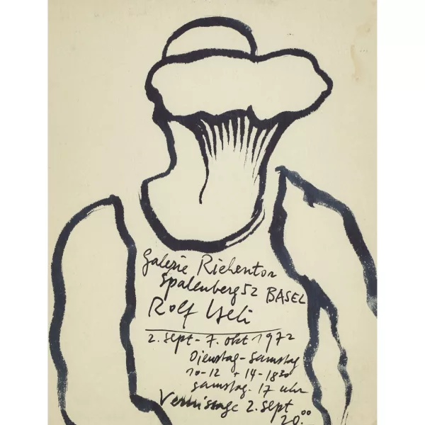 Rolf Iseli — "Galerie Riehentor 1972".