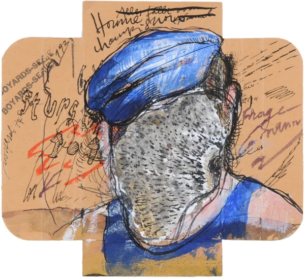 Rolf Iseli — 2 Werke aus "Boyards-Serie": Homme champignon; Ohne Titel, 1974