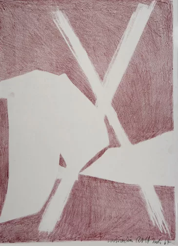 Rolf Iseli — Zerstörter Stein, 1967