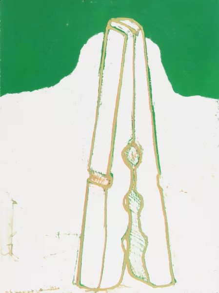 Rolf Iseli — 3 Blätter: Tütschi, 1969; Chlämmerli Variation 4, 1970; Grosser Kuchen, 1971