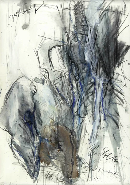 Rolf Iseli — Zeichnung der 11. Stein, 1988