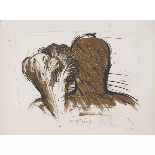 "2 portrait, homme champignon"