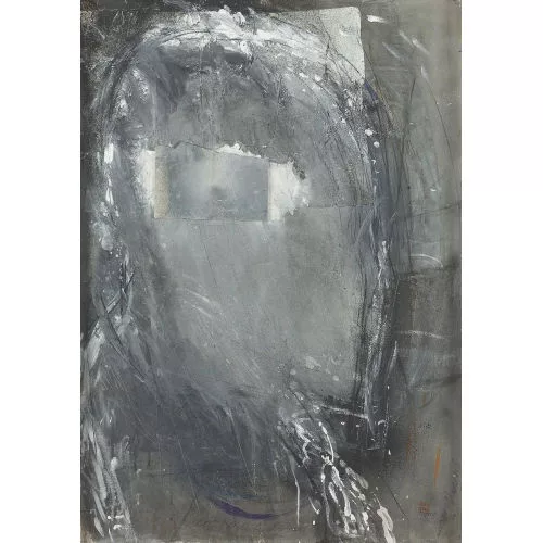 Rolf Iseli — "Portrait mit Ardoise".