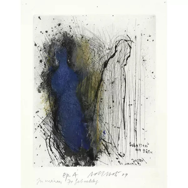 Rolf Iseli — Zu meinem 70. Geburtstag (Schatten mit Gütu) — Galerie Kornfeld