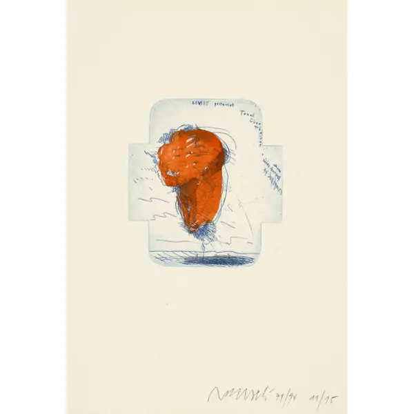 Rolf Iseli — Bovist gestartet. - Verfremedete Stockschwümm. - Endlandschaft Aus der Boyard-Serie — Galerie Kornfeld