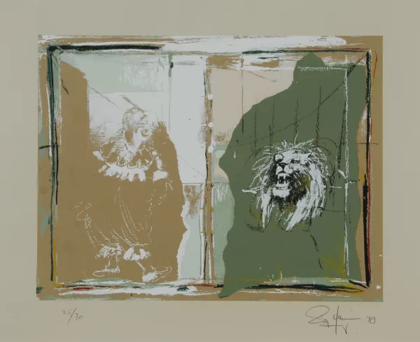 Rolf Knie — Clown und Löwe, 1989