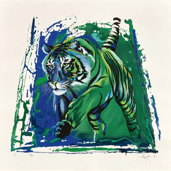 Rolf Knie — "Springender Tiger".