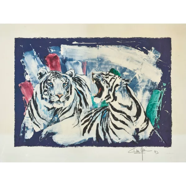 Rolf Knie — Zwei bengalische Tiger.