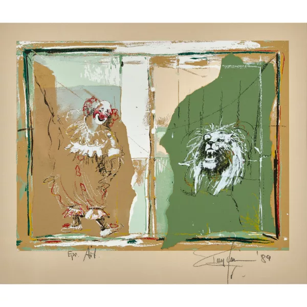 Rolf Knie — "Clown mit Löwenkopf".