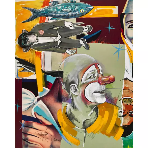 Clown, Affe und Fisch