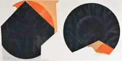 Rolf Lehmann — Compositions, paire d’aquatintes et collages, lot 982