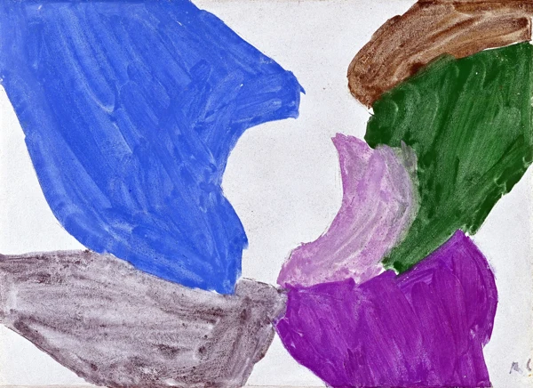 Roman Candio — 2 Werke: Ohne Titel, 1965; Ohne Titel