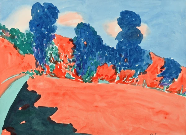 Roman Candio — Ohne Titel (Landschaft)