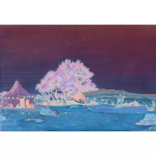 Rudolf Durheim — Rastende Pilger auf dem Weg nach Mekka.