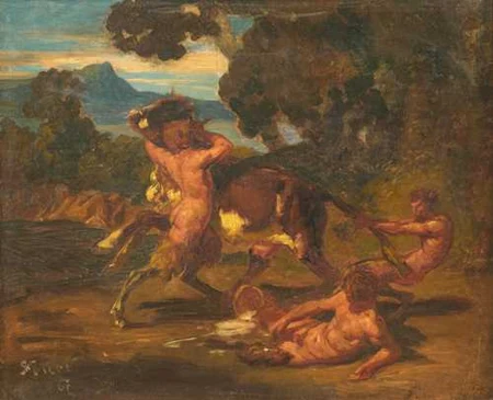 RUDOLF KOLLER — Unerwünschte Melker. 1867. — Koller Auktionen