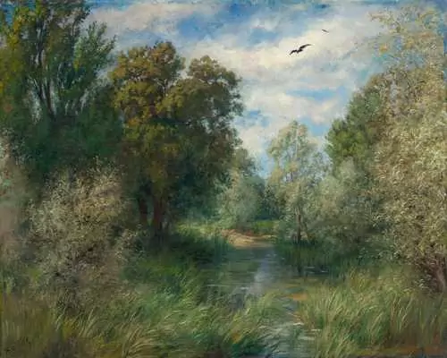 RUDOLF KOLLER — Der alte Hornbach am Zürichhorn. Circa 1885. — Koller Auktionen