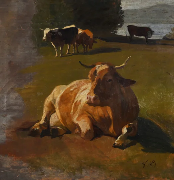 Rudolf Koller — Kuhherde, 1869