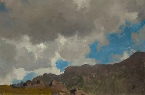 KOLLER, RUDOLF — Study of clouds. — Koller Auktionen