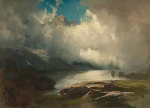 RUDOLF KOLLER — Berglandschaft mit aufziehenden Wolken. — Koller Auktionen