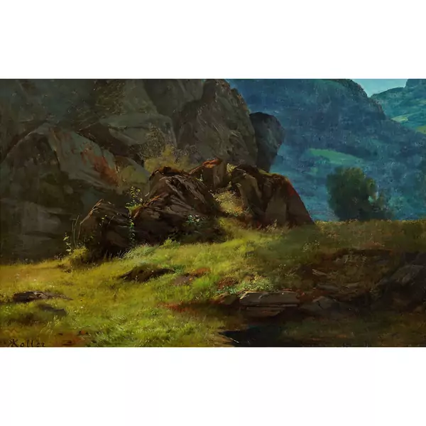 Felsige Berglandschaft