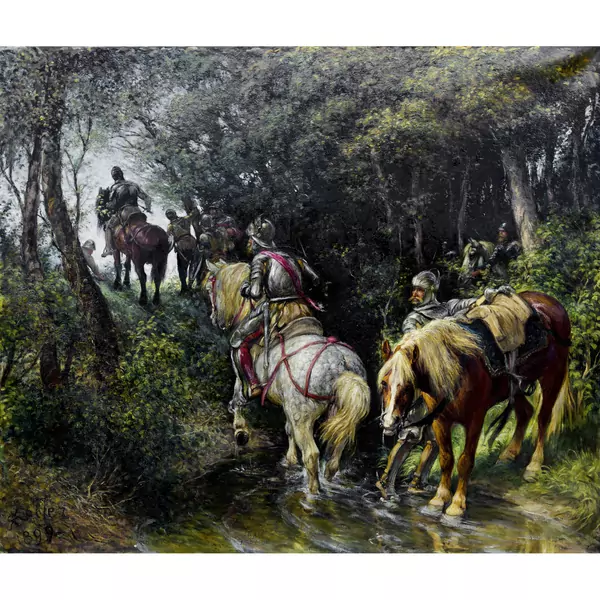 Rudolf Koller — Raubritter — Galerie Kornfeld