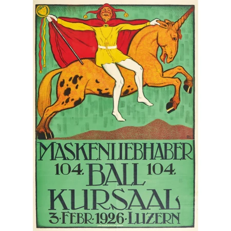 "Maskenliebhaber Ball Kursaal Luzern 1926"