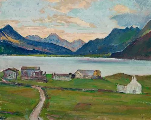 RUDOLF LÖW — Surlej Silvaplanasee. 1943. — Koller Auktionen